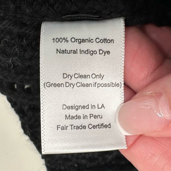 NWT | St. Roche | Knit Peplum Top | Black | Medium - Picture 9 of 16